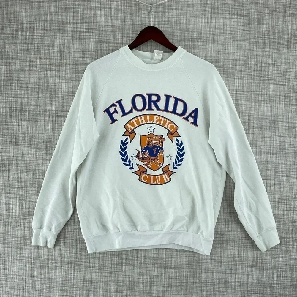 Vintage Florida Athletic Club sweatshirt Logo 7 Womens Size XL 1160